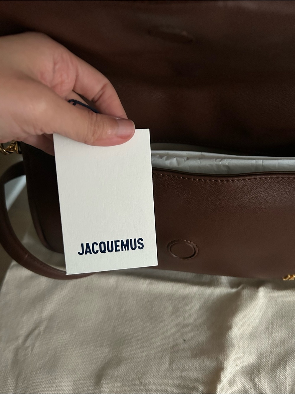 Jacquemus Le Bambinou Bag in Brown - Picture 7 of 8